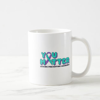 Ytlighet för självmordsförebyggande åtgärder Teal Kaffemugg