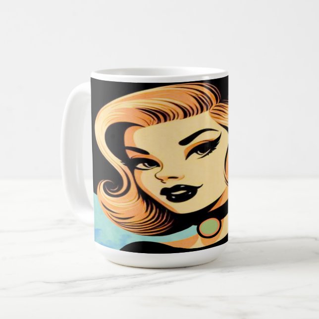 Ytligt Witch, omgivet av blå rök Kaffemugg (Framsida vänster)