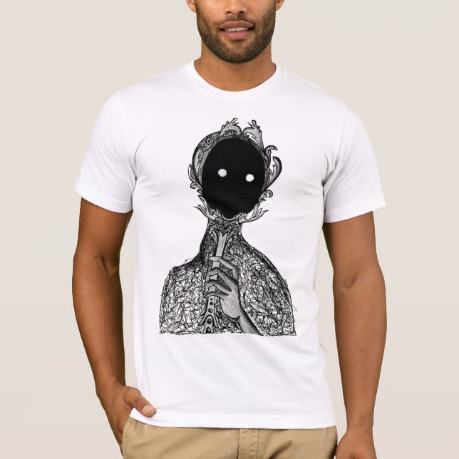 Ytlös tomhet - Mörk Surreal Art Design T Shirt (Framsida)