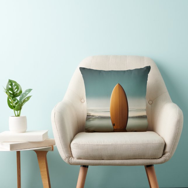 Ytpapp i Blöt Sand Kudde (Stol)