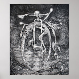 YTROBOROS PERPETUAL RÖRELSE MASKIN POSTER