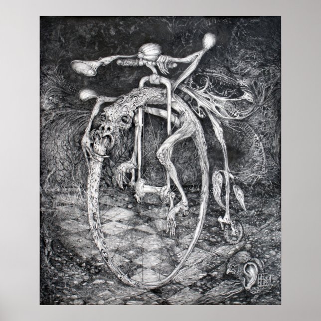 YTROBOROS PERPETUAL RÖRELSE MASKIN POSTER (Framsidan)