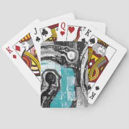 Ytström - Abstrakt flöde & Strukturkort Casinokort