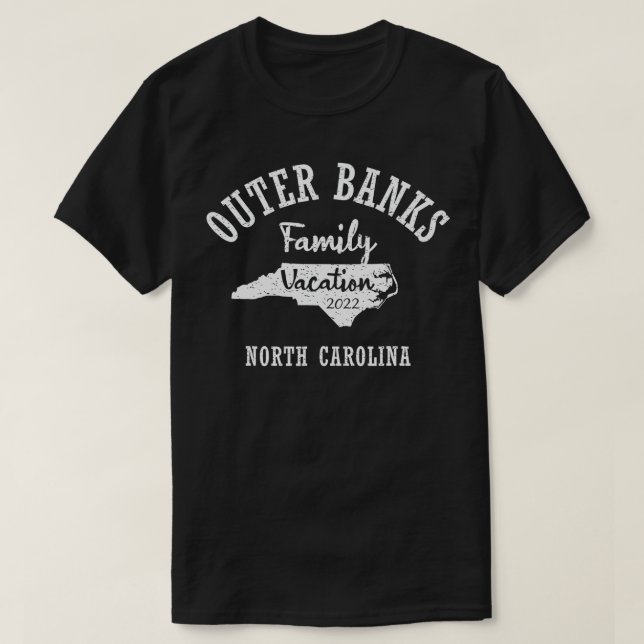 YTTER BANKER FAMILY VACATION 2022 OBX FAMILY VACAT T SHIRT (Design framsida)