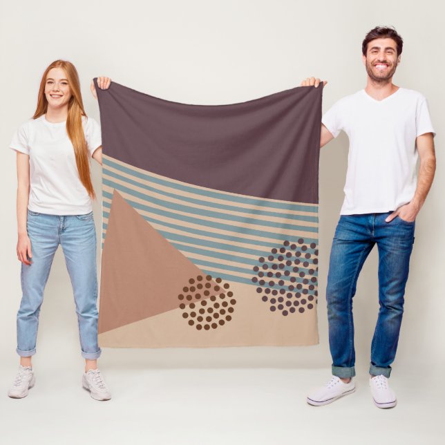 Ytterligare en Abstrakt i mitten av århundradet Fleecefilt (På plats)