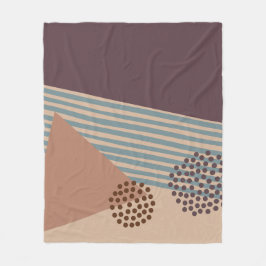 Ytterligare en Abstrakt i mitten av århundradet Fleecefilt