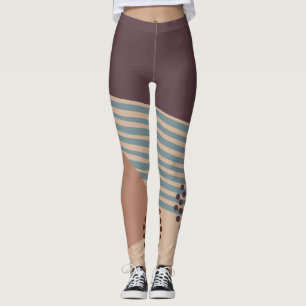 Ytterligare en Abstrakt i mitten av århundradet Leggings