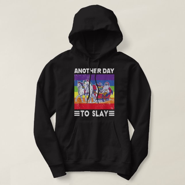 Ytterligare en dag för att visa Pridet Gay God Jul Hoodie (Design framsida)
