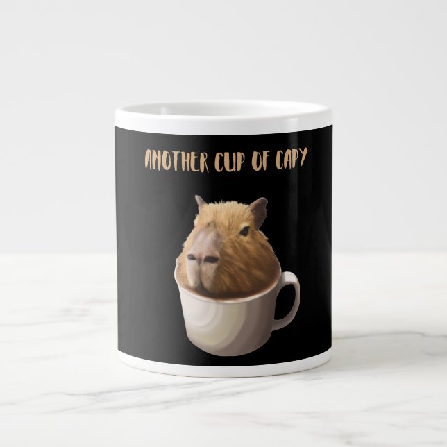 Ytterligare en Kopp av Capy med Cute Capybara Jumbo Mugg (Framsidan)