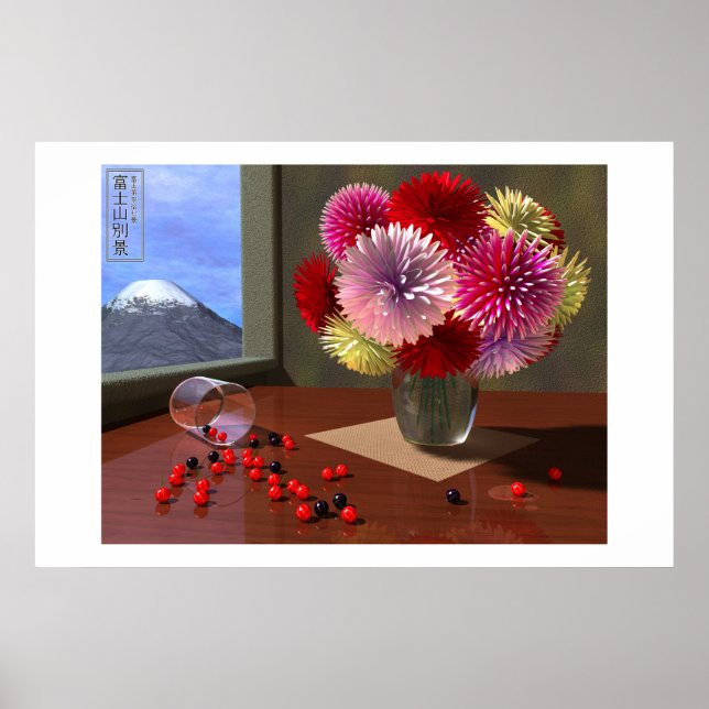 Ytterligare en vy över Fuji-berget Poster (Framsidan)