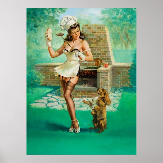 Ytterligare ett exempel illustrerar Pinupet Art Poster (Framsidan)