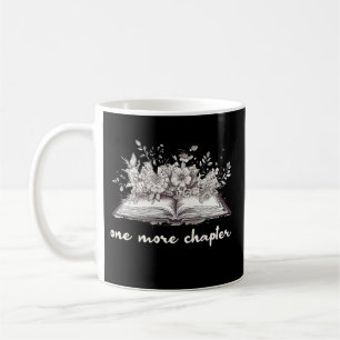 Ytterligare ett kapitel Bok med blommor Kaffemugg