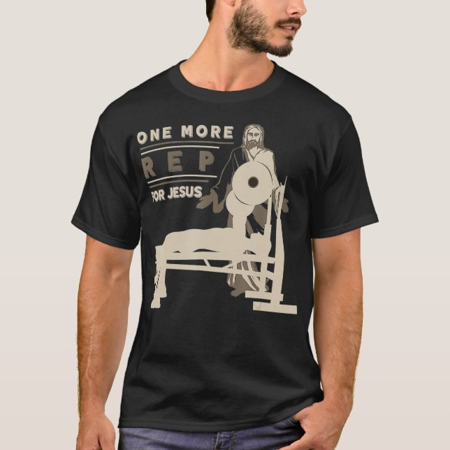 Ytterligare ett svar till Jesus Bench Press T Shirt (Framsida)