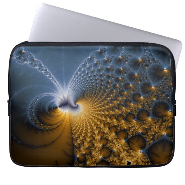 Ytterligare - Fractal Art Laptop Sleeve (Framsidan)