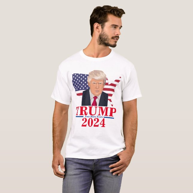 Ytterligare fyra år 2024 t shirt (Hel framsida)