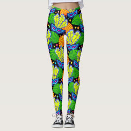 Ytterligare Mardi Gras Pop Mode Leggings