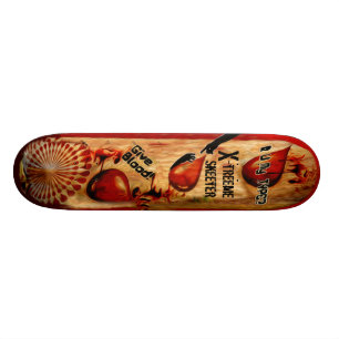 YTTERLIGHET SKEETER SKATEBOARD BRÄDA 20 CM