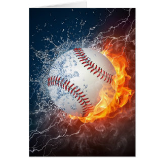 Ytterlighetbaseball Hälsningskort