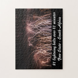 Ytterlighetblixt kasta i sig pussel