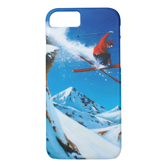 Ytterlighetskidåkning Case-Mate iPhone Skal (Baksida)