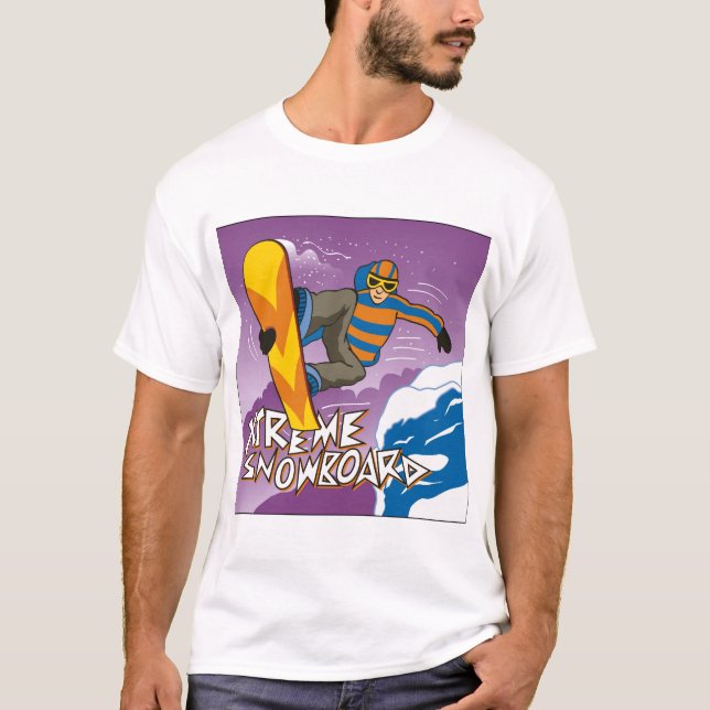 YtterlighetSnowboard Tee Shirt (Framsida)