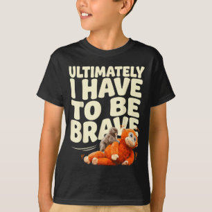 Ytterst måste vara modig rolig baby apa t shirt