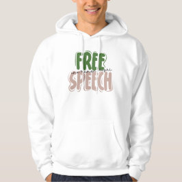 Yttrandefrihet är en mänsklig rättighet hoodie
