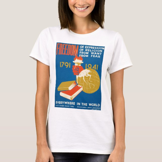 Yttrandefrihet Tee (Framsida)