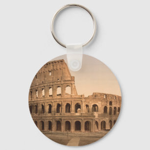 Yttre av Colosseumen, Rome, italien Nyckelring