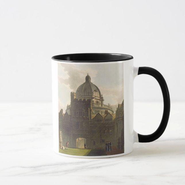 Yttre av den Brasenose högskolan och Radcliffe Mugg (Höger)