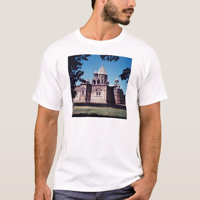 Yttre av den Etchmiadzin domkyrkan Tee Shirt (Framsida)