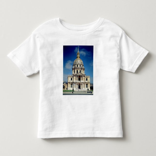 Yttre av kyrkan, börjat 1676 (fotoet) t shirt (Framsida)