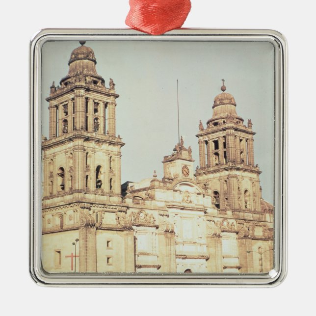 Yttre av Mexico - stadsdomkyrka Julgransprydnad Metall (Framsidan)