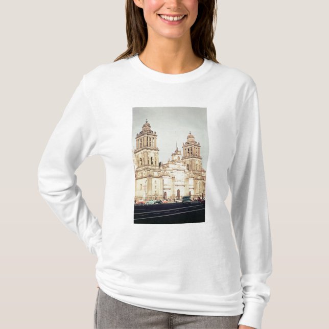 Yttre av Mexico - stadsdomkyrka T Shirt (Framsida)