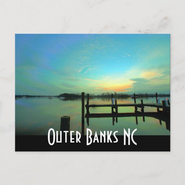 Yttre Banker NC Vykort (Framsida)
