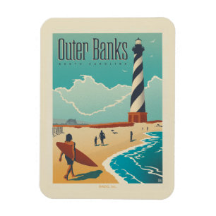 Yttre Banker North Carolina Magnet