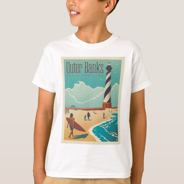 Yttre Banker | North Carolina T Shirt (Framsida)