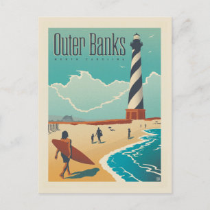 Yttre Banker North Carolina Vykort