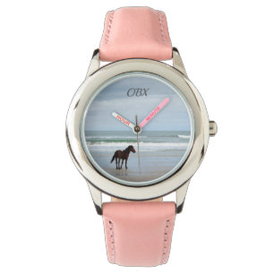 Yttre banker OBX NC för vildhäst Armbandsur