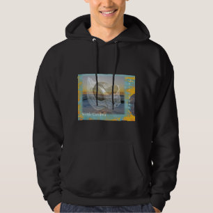 Yttre bankerNorth Carolina snäckskal & surfa Hoodie
