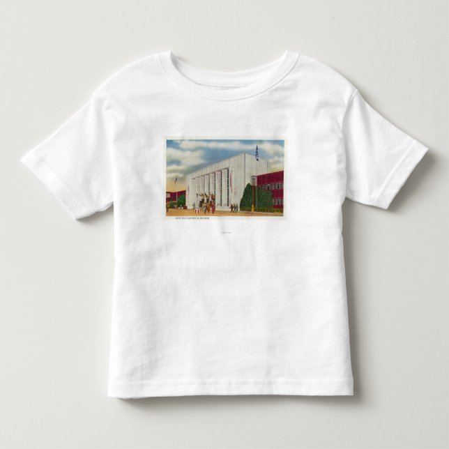 Yttre beskåda av administrationen Bldg T-shirt (Framsida)