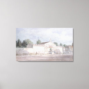 Yttre beskåda av Astleys amfiteater, 1777 Canvastryck