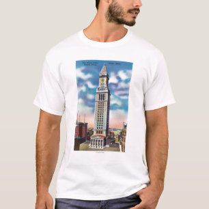 Yttre beskåda av beställnings- hus för US T-shirt