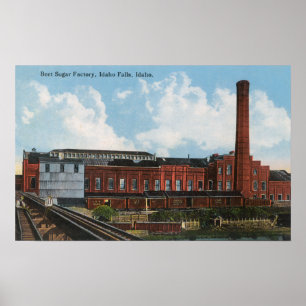 Yttre beskåda av betasockerfabriken poster