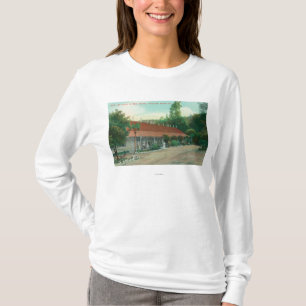 Yttre beskåda av bilagan och hotelljordningen t-shirt