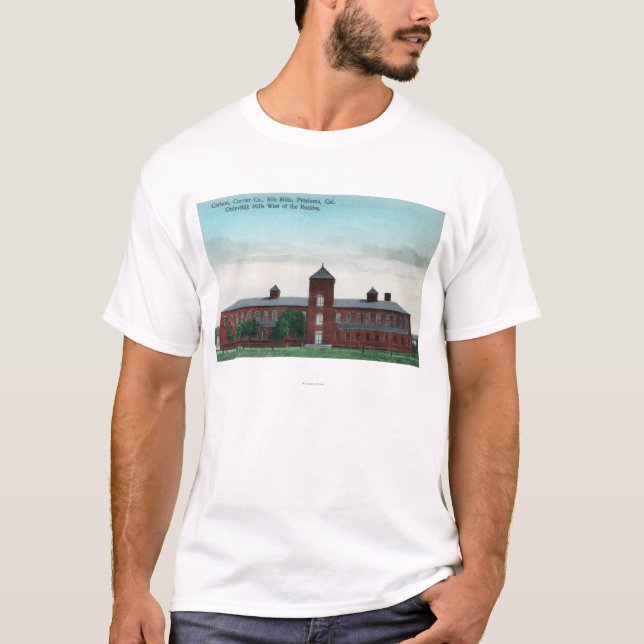 Yttre beskåda av currieren, Co- somsilke mal T Shirt (Framsida)