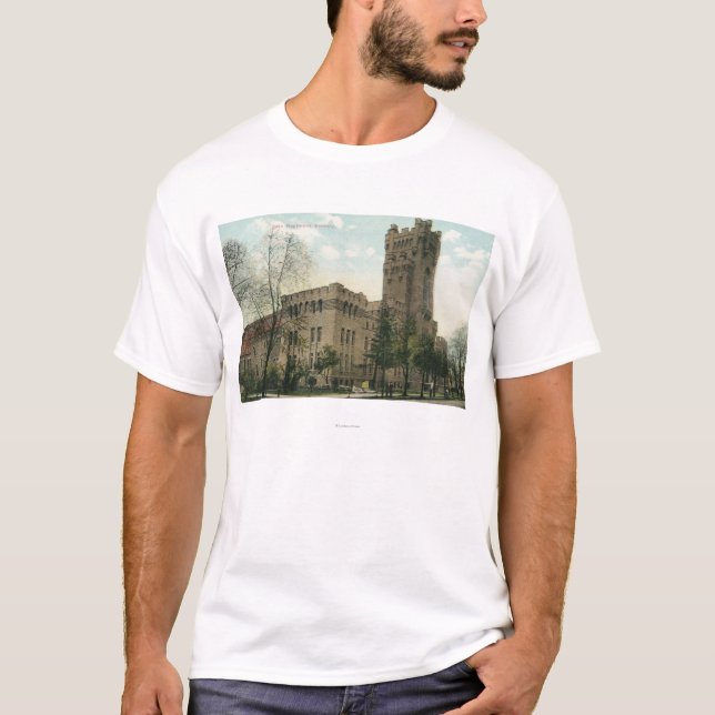 Yttre beskåda av den 54th Regimentarmoryen T Shirt (Framsida)