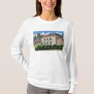 Yttre beskåda av den Broadway drinken Hall T Shirt