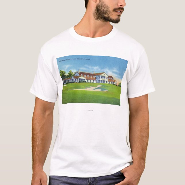 Yttre beskåda av den Brooklawn klubbhuset T-shirt (Framsida)