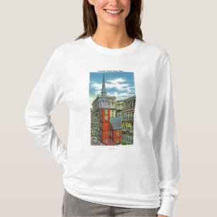 Yttre beskåda av den gammala söderkyrkan t shirt